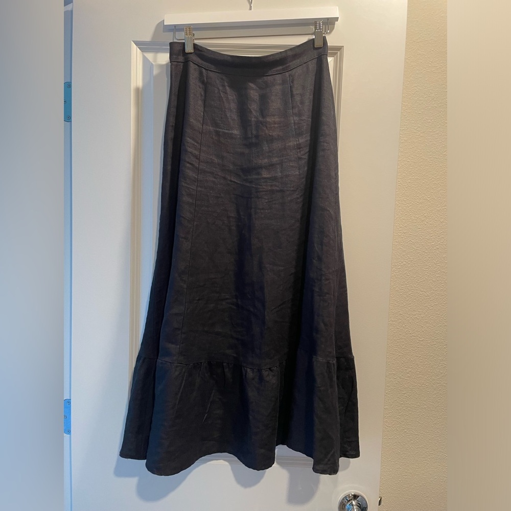 Reformation Linen Maxi Skirt EUC